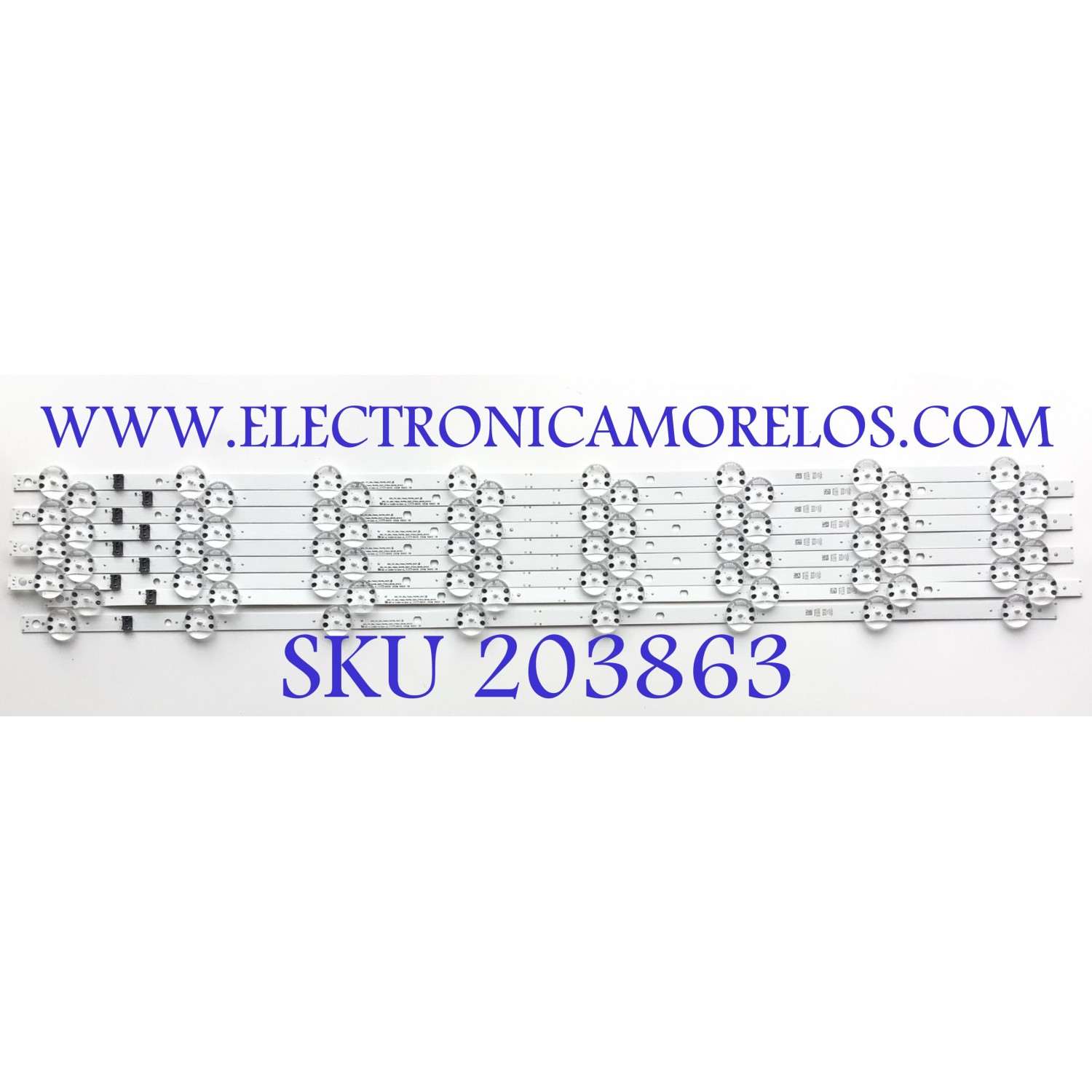 KIT DE LEDS ORIGINAL PARA TV LG 9 PIEZAS / NUMERO DE PARTE EAV65035101 / SSC_Y21_SLIM_TRIDE_75UP80_CSOT_S / SSC_Y21_SLIM_TRIDE_75UP80_CSOT_PTN0.6_REV00_201212 /PANEL NC750TQG-VCKH3 / MODELO 75UQ8000AUB / 75UQ7590PUB